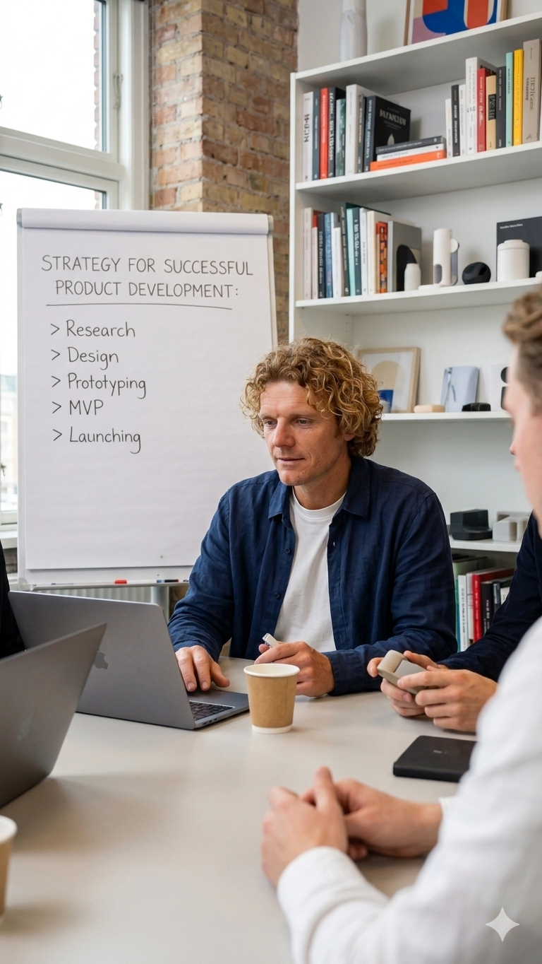 Kasper leading a product development session